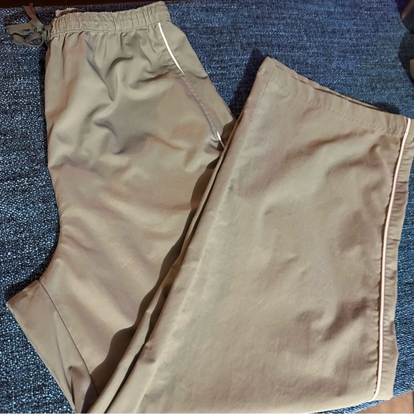 MARSH LANDING by Amanda Smith 2 Piece Jogger pant/zip Hoodie Size M Olive Green - Picture 6 of 10